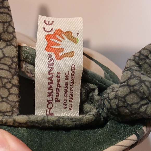 Folktails Folkmanis Tortoise Turtle Full Body Hand Puppet Plush Stuffed Toy 12" - Picture 6 of 6